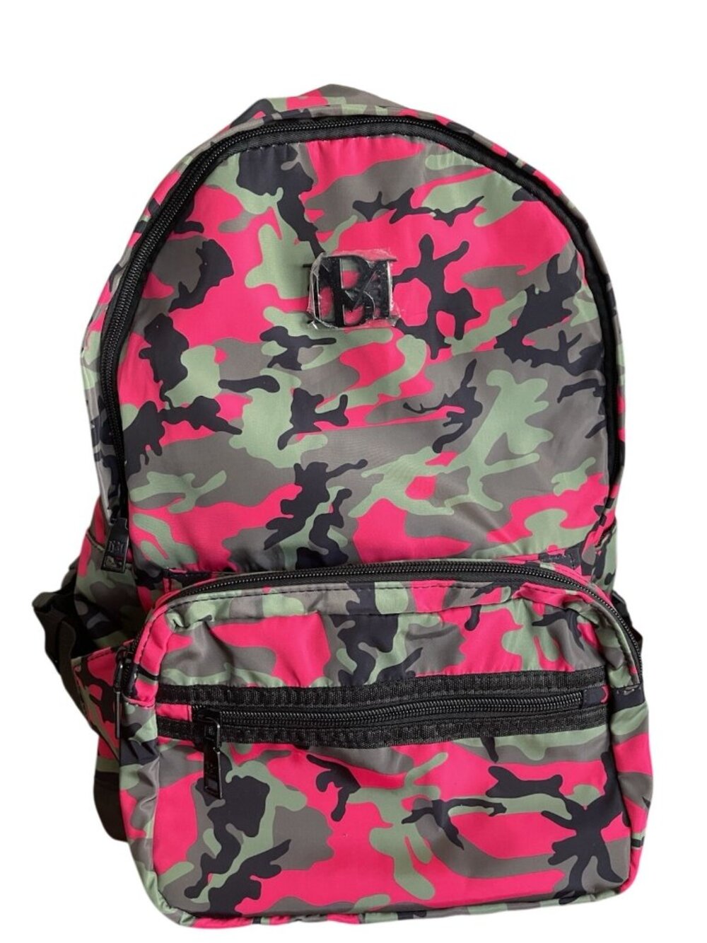NWT Badgley Mischka Pink Camo Nylon  Backpack w/ Removable Belt Bag‎ Colorful